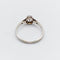 Bague 56 Bague solitaire Art déco en or blanc 18k et platine, diamants 58 Facettes A06837
