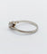 Bague 56 Bague solitaire Art déco en or blanc 18k et platine, diamants 58 Facettes A06837