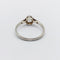 Bague 56 Bague solitaire Art déco en or blanc 18k et platine, diamants 58 Facettes A06837