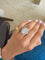 Bague 60 Bague Art déco en platine et or blanc avec diamants 58 Facettes bk