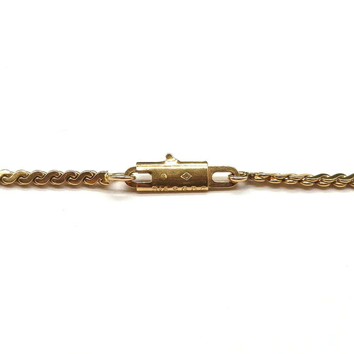 Collier Collier solitaire en or jaune 18 carats avec diamant poire 1 ct 58 Facettes BO/260013