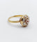 Bague 55.5 Bague marguerite antique en or 18k et diamants taille ancienne (circa 1900) 58 Facettes A06842