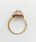 Bague 55.5 Bague marguerite antique en or 18k et diamants taille ancienne (circa 1900) 58 Facettes A06842