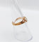 Bague 52.5 Bague antique en or rose 18k et perles (circa 1900) 58 Facettes A06843
