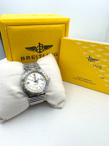 Montre Breitling Antares World - Montre automatique en acier et or 58 Facettes 260038