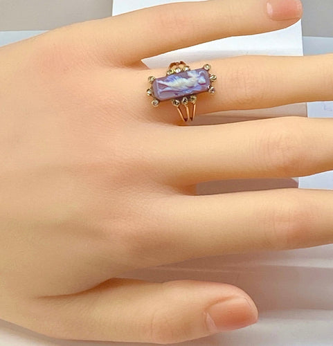 Bague 48 Bague camée antique en or 18 carats rose et diamants 58 Facettes AB688
