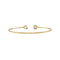 Bracelet Bracelet Messika, "Jonc Flex Toi & Moi My Twin" or jaune et diamants. 58 Facettes 35425