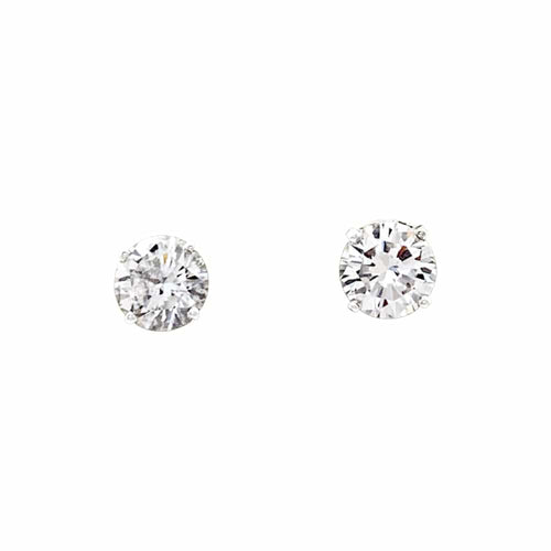 Boucles d'oreilles Boucles d'oreilles or blanc et diamants. 58 Facettes 35417