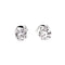 Boucles d'oreilles Boucles d'oreilles or blanc et diamants. 58 Facettes 35417