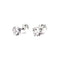 Boucles d'oreilles Boucles d'oreilles or blanc et diamants. 58 Facettes 35417