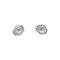 Boucles d'oreilles Boucles d'oreilles or blanc et diamants. 58 Facettes 35417