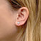 Boucles d'oreilles Boucles d'oreilles or blanc et diamants. 58 Facettes 35417