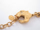 Collier Jean Louis Scherrer Fleurs - Collier vintage doré cabochons en verre 58 Facettes 273741