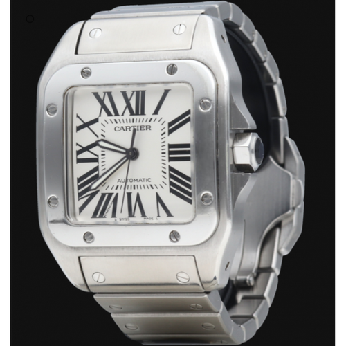 Montre Cartier Montre Santos 100 Xl 58 Facettes MT45637