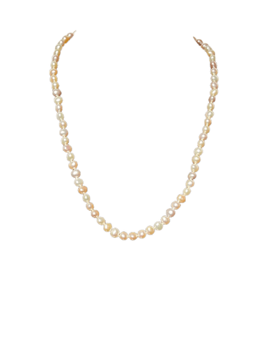 Collier Collier 77 perles de culture d’eau douce 45 cm en or jaune 750 58 Facettes 857