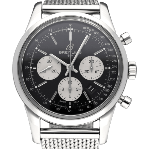 Breitling Transocean - Montre chronographe AB0151 en acier, 43 mm 58 Facettes BTL/TOC/008