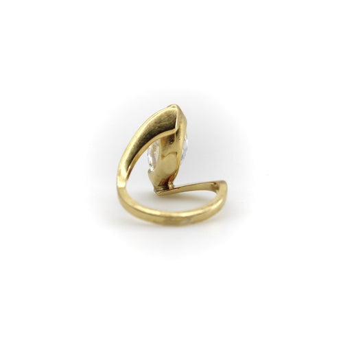 Lawrence Martin Kling - Bague en or 18 carats et diamant marquise 2,60 ct 58 Facettes A2007F