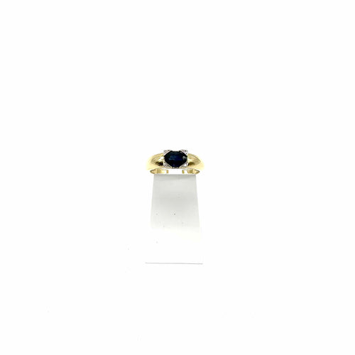 Bague 53 Bague en or bicolore saphir et diamants 58 Facettes Z15B51775
