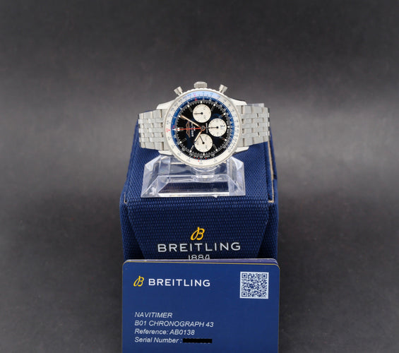 Breitling Navitimer 1 B01 - Montre chronographe AB0138 en acier 58 Facettes BTL/NVT/094