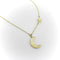 Me & Ro Paisley - Collier lune et étoile en or 18k 58 Facettes A2007L