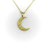 Me & Ro Paisley - Collier lune et étoile en or 18k 58 Facettes A2007L