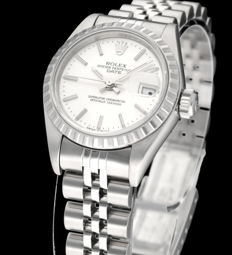 Rolex Oyster Perpetual Lady Date 79240 - Montre acier 26 mm 58 Facettes
