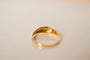 Bague 56 Bague jonc anglais en or jaune 18 carats et diamant 58 Facettes 3595