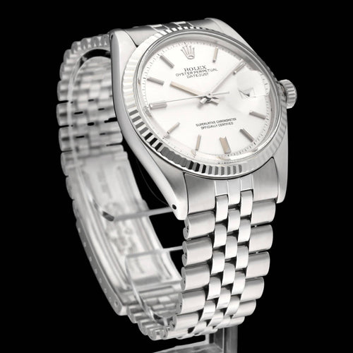 Rolex Datejust 1601 - Montre automatique 36 mm en acier (1973) 58 Facettes ROL/DJ1/1354
