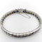 Art déco - Bracelet ligne zigzag en platine, diamants et saphirs 58 Facettes A2007H