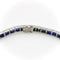 Art déco - Bracelet ligne en platine, diamants et saphirs 58 Facettes A2007G