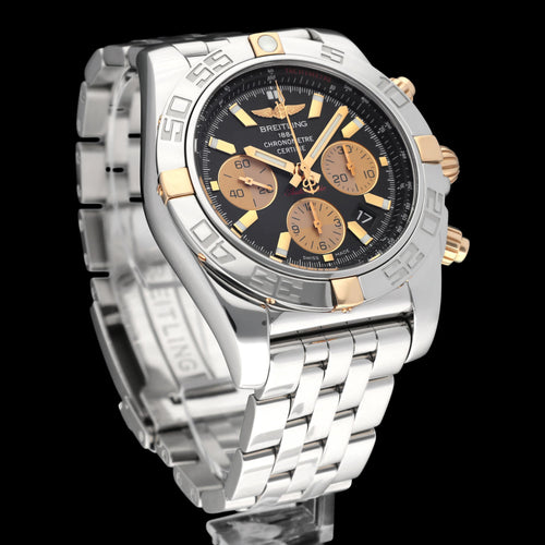 Breitling Chronomat 44 - Montre automatique IB0110 en or rose et acier 58 Facettes BTL/CHM/203