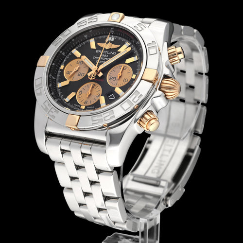 Breitling Chronomat 44 - Montre automatique IB0110 en or rose et acier 58 Facettes BTL/CHM/203