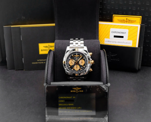 Breitling Chronomat 44 - Montre automatique IB0110 en or rose et acier 58 Facettes BTL/CHM/203
