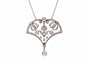 Collier ancien vers 1900 en platine et diamants 58 Facettes 27971