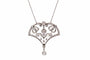 Collier ancien vers 1900 en platine et diamants 58 Facettes 27971