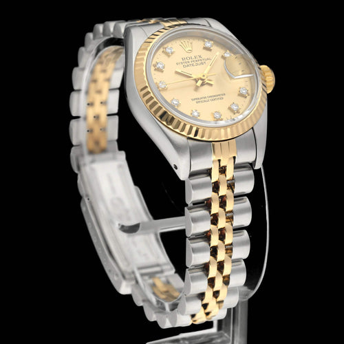 Montre Rolex Lady-Datejust - Montre femme réf. 69173G 26 mm or/acier 58 Facettes ROL/LDJ/609