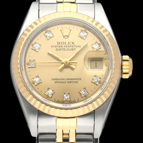 Montre Rolex Lady-Datejust - Montre femme réf. 69173G 26 mm or/acier 58 Facettes ROL/LDJ/609