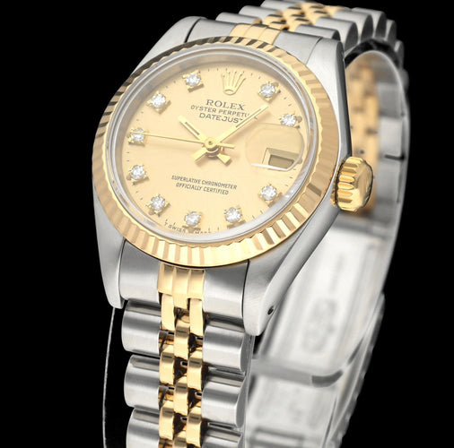 Montre Rolex Lady-Datejust - Montre femme réf. 69173G 26 mm or/acier 58 Facettes ROL/LDJ/609