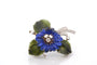 Broche Broche vintage en or avec diamants, jade et lapis-lazuli 58 Facettes 28064
