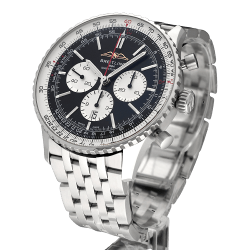 Montre Breitling Navitimer 1 B01 - Montre chronographe AB0137 en acier 46 mm 58 Facettes BTL/NVT/097