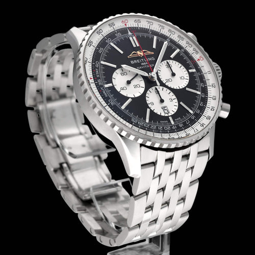 Montre Breitling Navitimer 1 B01 - Montre chronographe AB0137 en acier 46 mm 58 Facettes BTL/NVT/097