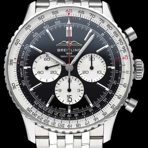 Montre Breitling Navitimer 1 B01 - Montre chronographe AB0137 en acier 46 mm 58 Facettes BTL/NVT/097