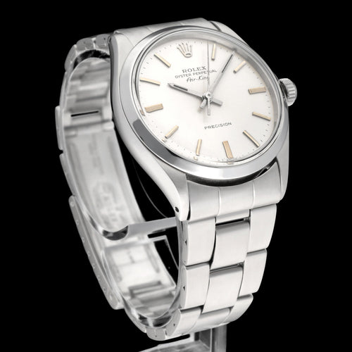 Montre Rolex Air-King Precision 5500 - Montre en acier 34 mm (1971) 58 Facettes ROL/AIK/218