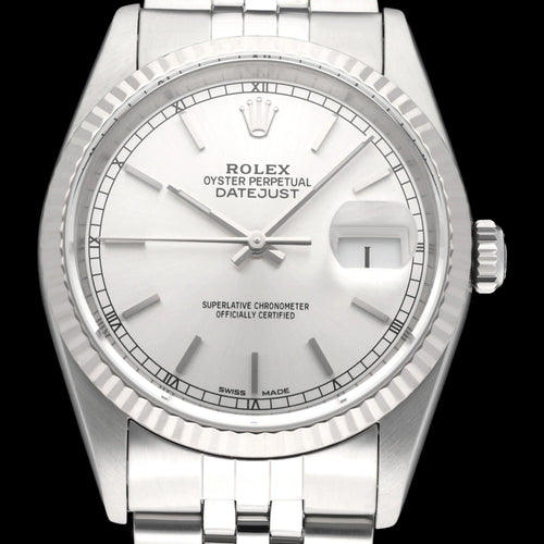 Montre Rolex Datejust 16234 - Montre automatique 36 mm en acier (2002) 58 Facettes ROL/DJ1/1366