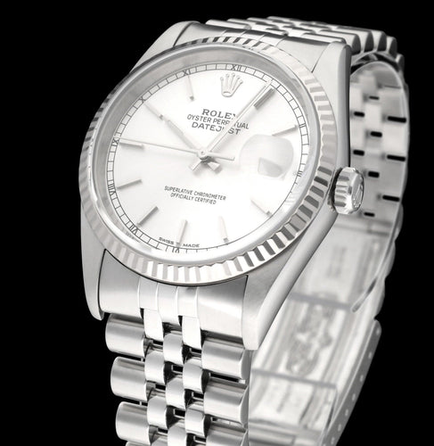 Montre Rolex Datejust 16234 - Montre automatique 36 mm en acier (2002) 58 Facettes ROL/DJ1/1366