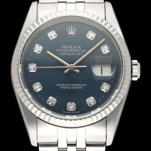 Montre Rolex Datejust - Montre 16234G 36 mm (2000), boîte et papiers 58 Facettes ROL/DJ1/1370