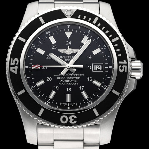 Montre Breitling Superocean II 44 - Montre automatique en acier, réf. A17392 58 Facettes BTL/SOC/120