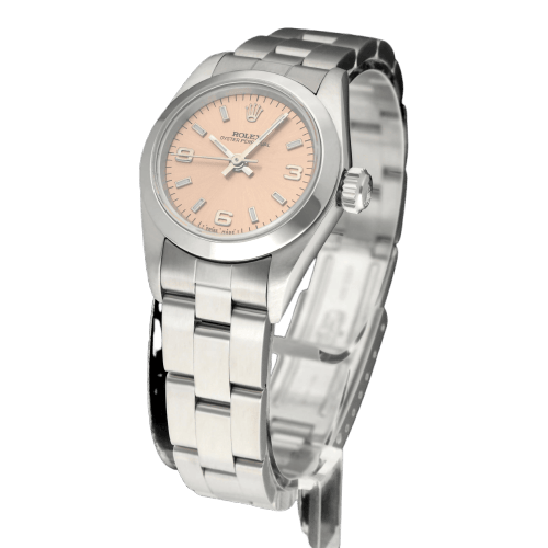Montre Rolex Oyster Perpetual - Montre femme 26 mm réf. 67180 en acier 58 Facettes ROL/OOP/189