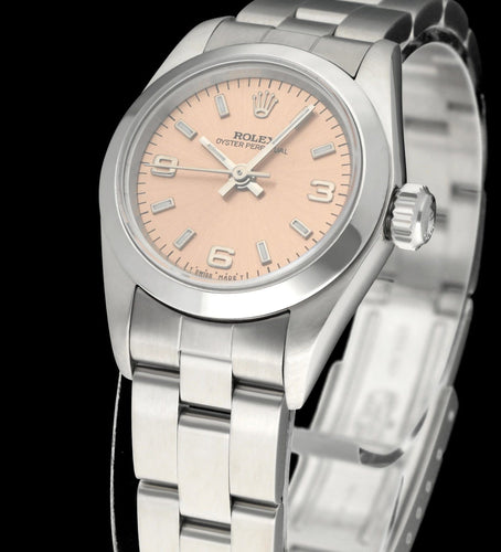 Montre Rolex Oyster Perpetual - Montre femme 26 mm réf. 67180 en acier 58 Facettes ROL/OOP/189