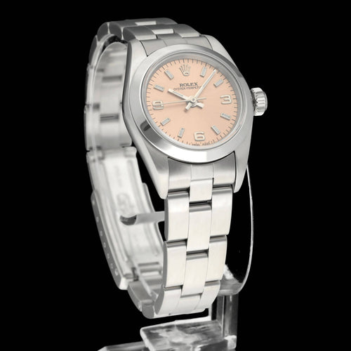 Montre Rolex Oyster Perpetual - Montre femme 26 mm réf. 67180 en acier 58 Facettes ROL/OOP/189
